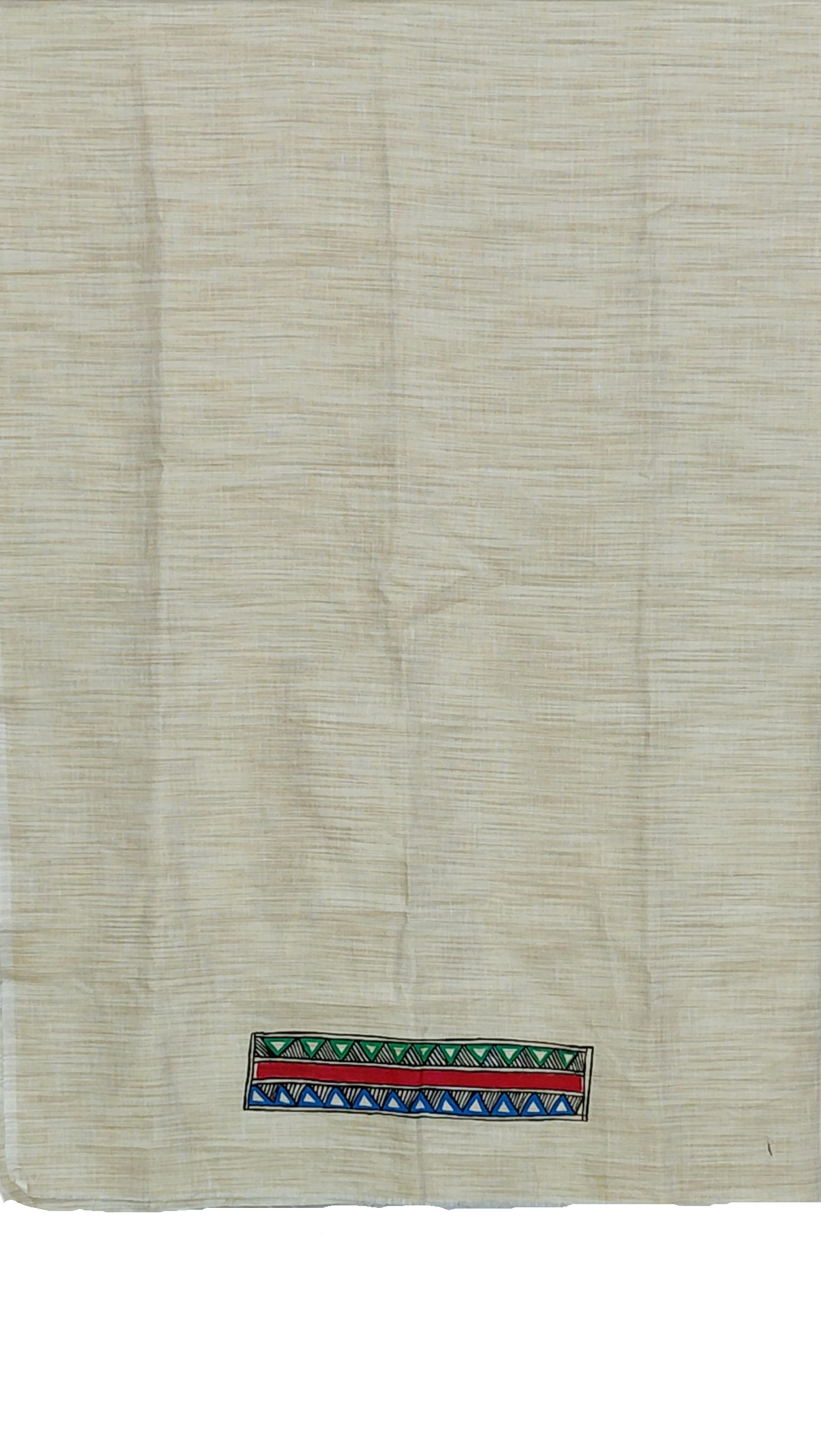 Dupian cotton salwar with minimal geometric painted detailing