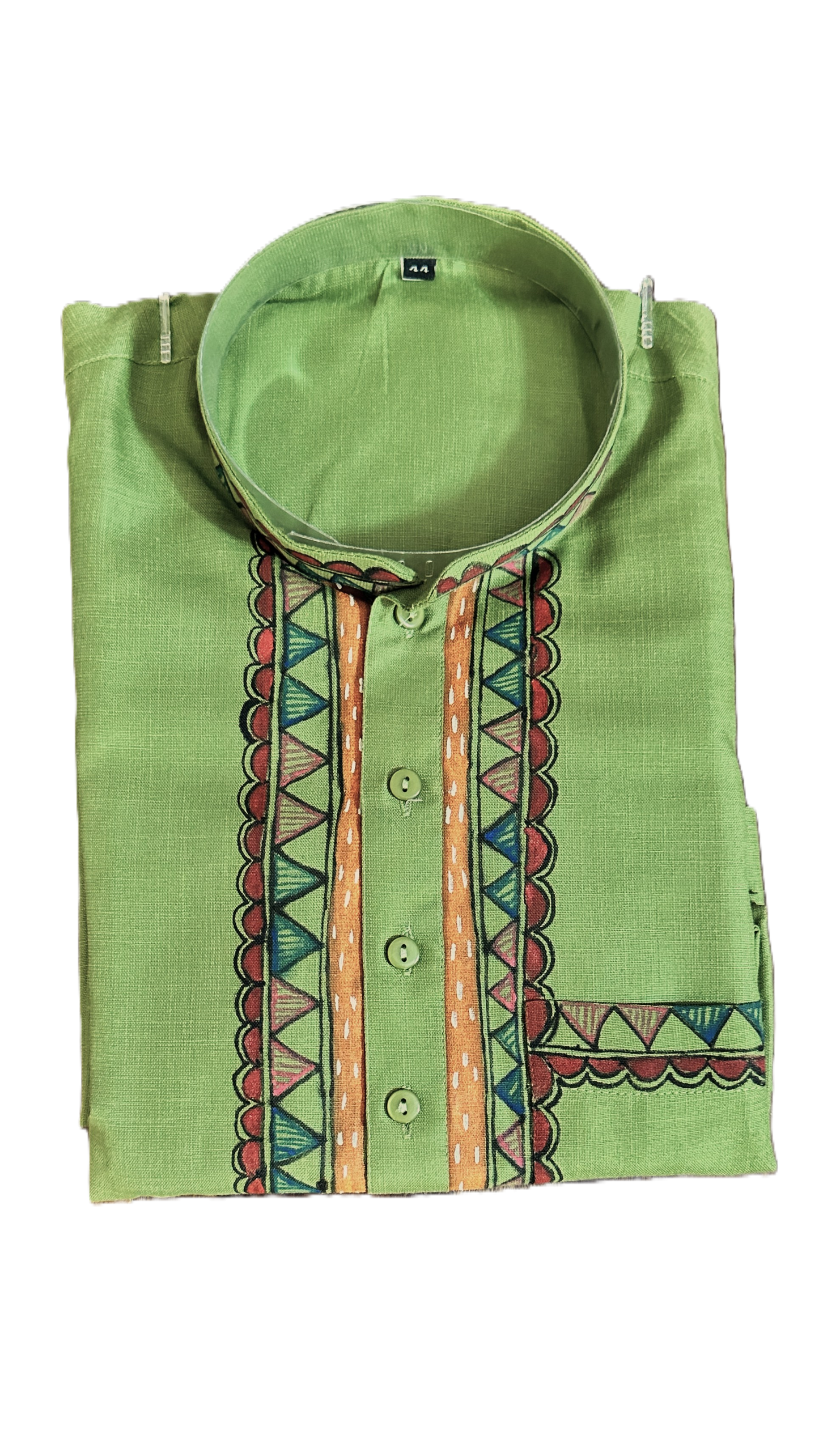 Madhubani hand painted men's kurta set