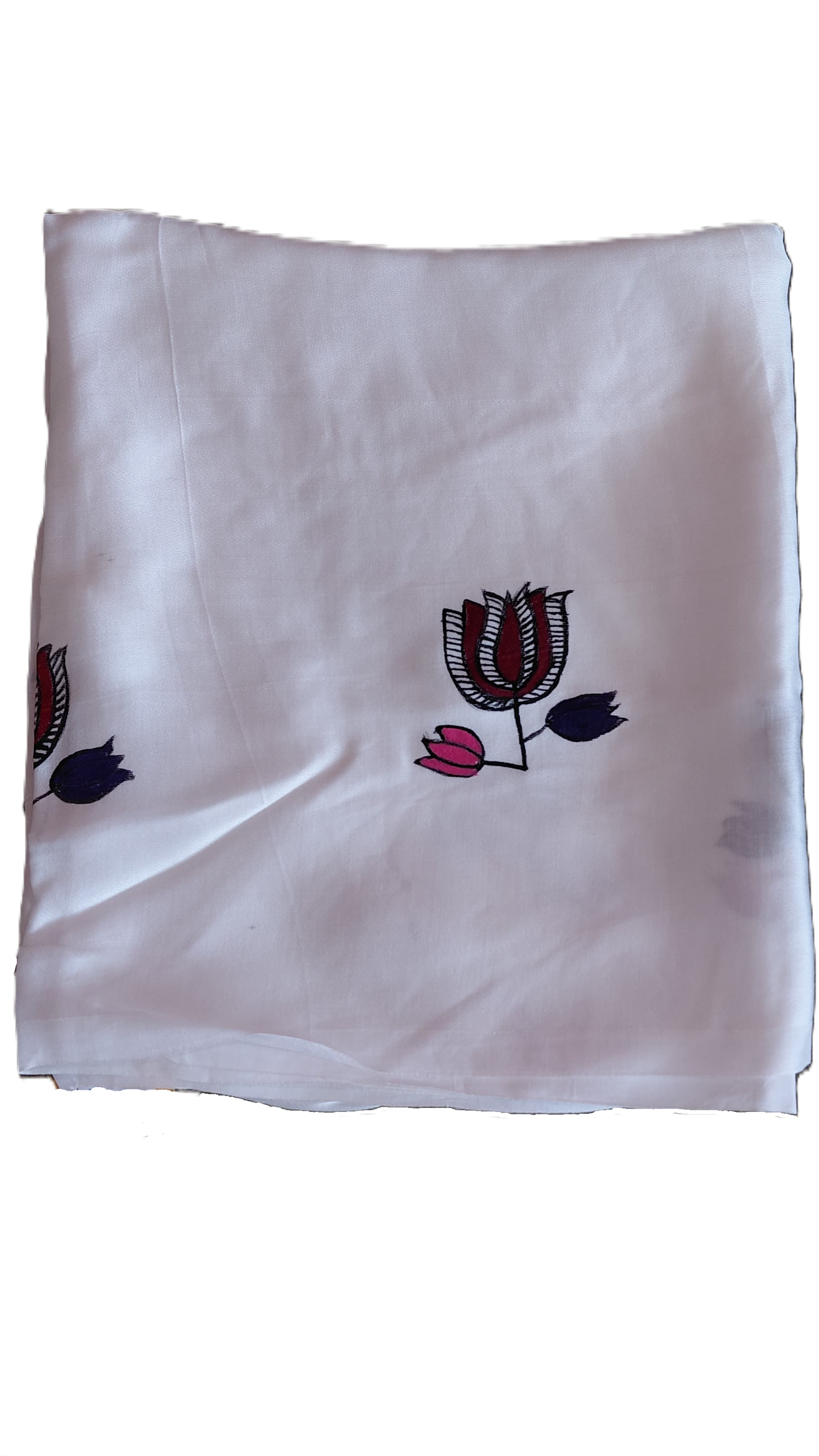 Sleeve detail with single lotus motif